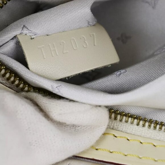 LOUIS VUITTON Suhali Lockit PM Hand Tote Bag White Gold France M91887 34SH945 - Picture 7 of 16